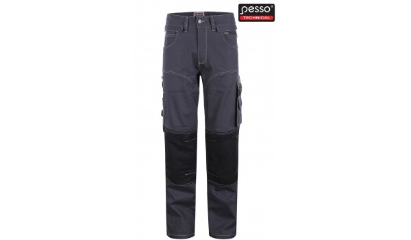 Pesso arbetsbyxor KDSTRETCHP, stretch, mörkgrå