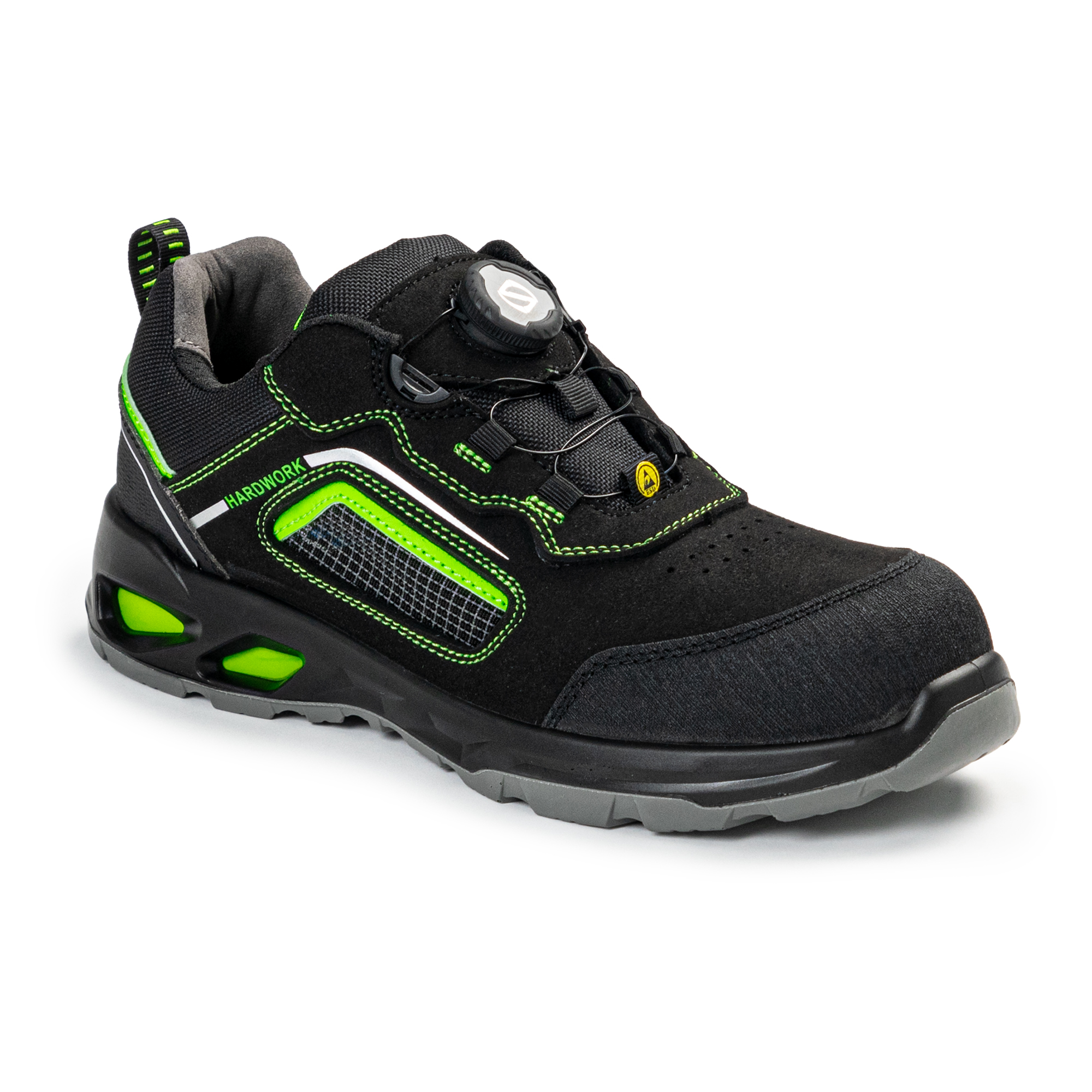 HW Aspen arbetssandal med SpinOn-snabbfäste S1P S ESD