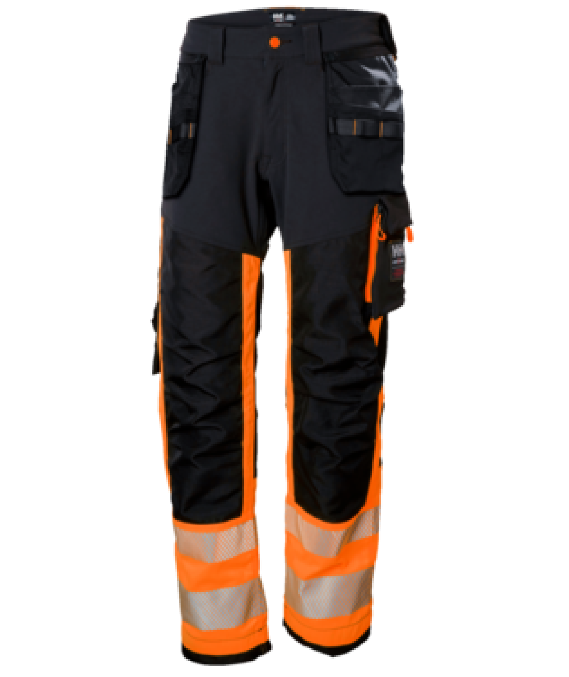 Helly Hansen ICU HI-VIS klass 1-byxor med avtagbara hängfickor, orange