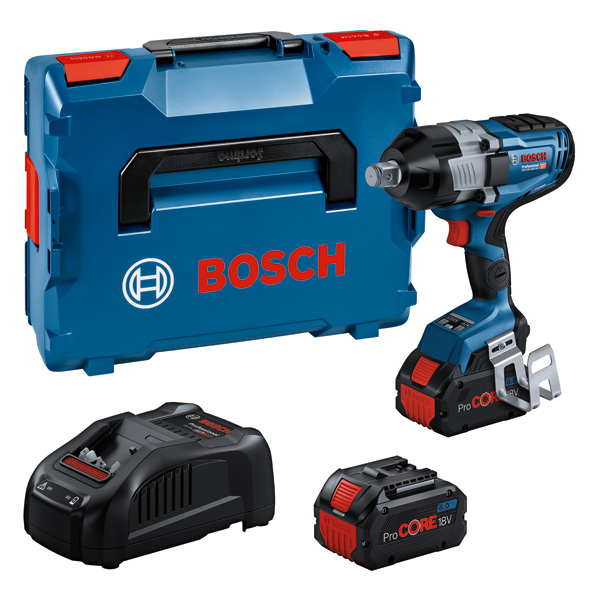 Sladdlösa mutterdragare Bosch GDS 18V-1600 HC, 1880CV, 2x8.0PrC, L-BOXX