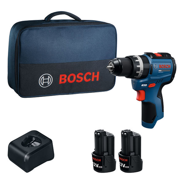 Sladdlösa slagborr/skruvdragare Bosch GSB12V-31, GAL 12V-20, CT, B, 2x2.0Ah