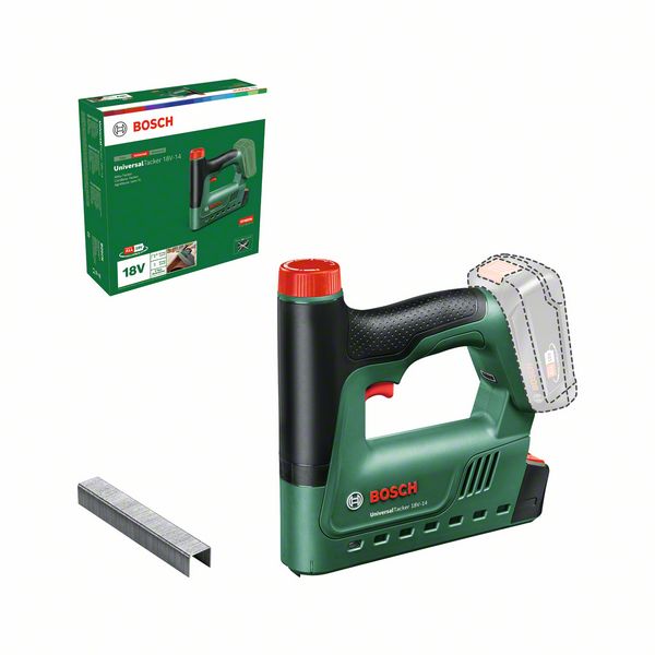 Sladdlös häftpistoler Bosch Green UniversalTacker18V-14solo Aku-
