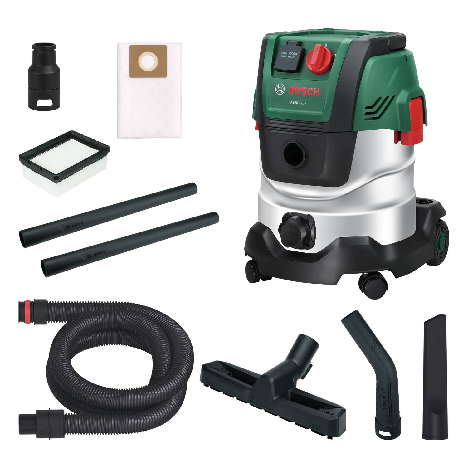 Universaldammsugare Bosch Green PAS 20-220P