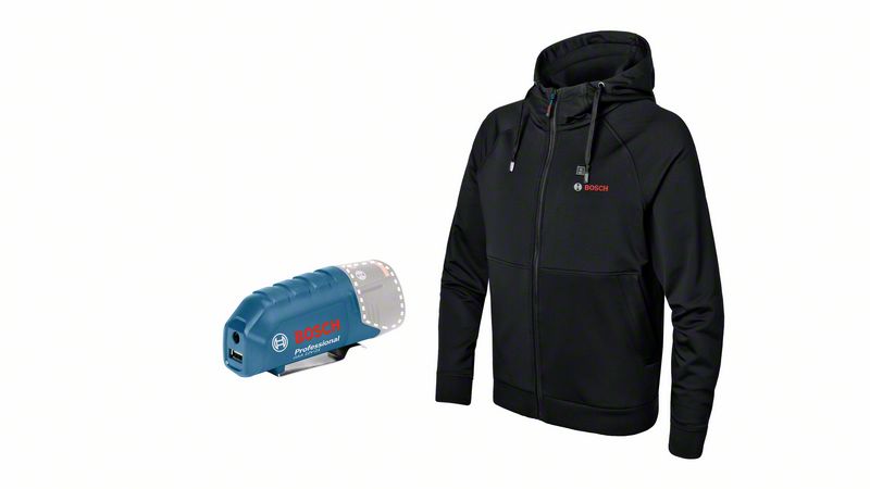 Uppvärmd hoodie Bosch GHH 12 18V XA L GAA 12V-21, C, SOLO