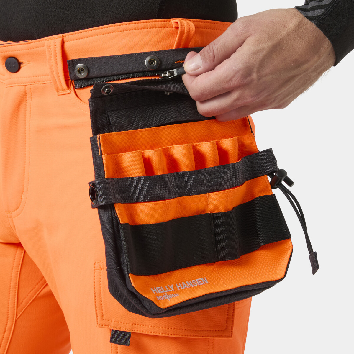 Verktygsficka för elektriker Helly Hansen CNCT Hi Vis, orange/mörkgrå - Bild 2