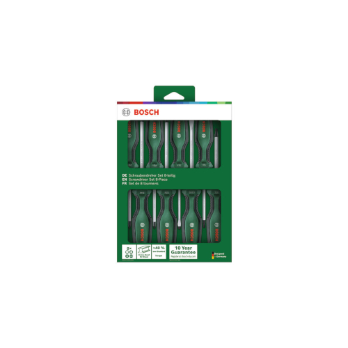 Skruvmejselsats Bosch Green 8-Piece - HT