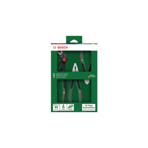 Tångsats Bosch Green, 3 delar