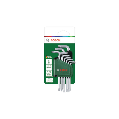 Torx-skruvmejselsats Bosch Green, 9 st