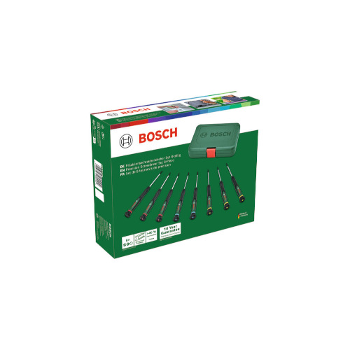 Precisionsskruvmejselsats Bosch Green, 8 st