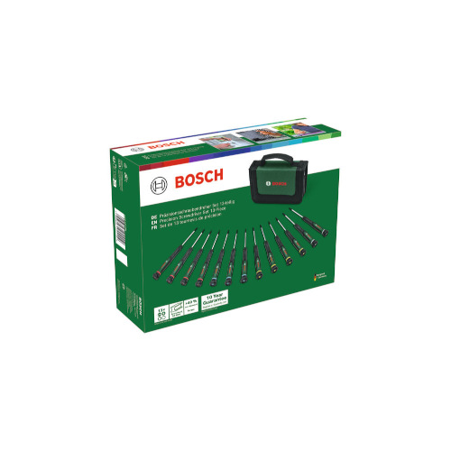 Precisionsskruvmejselsats Bosch Green, 15 st