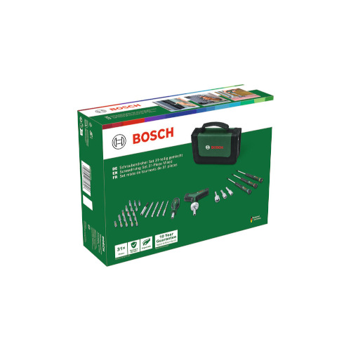 Skruvmejselset Bosch Green 31 st.