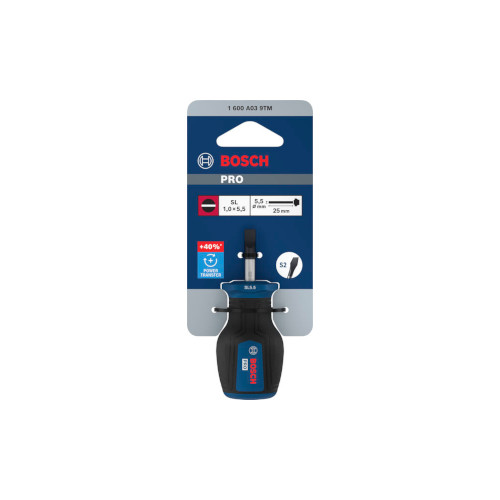 Bosch PRO kort skruvmejsel SL 1,0 x 5,5 x 25 mm