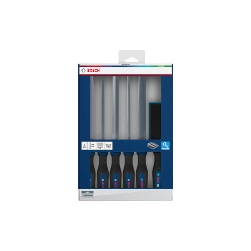 Bosch Filsats i 5 delar + PRO filborste