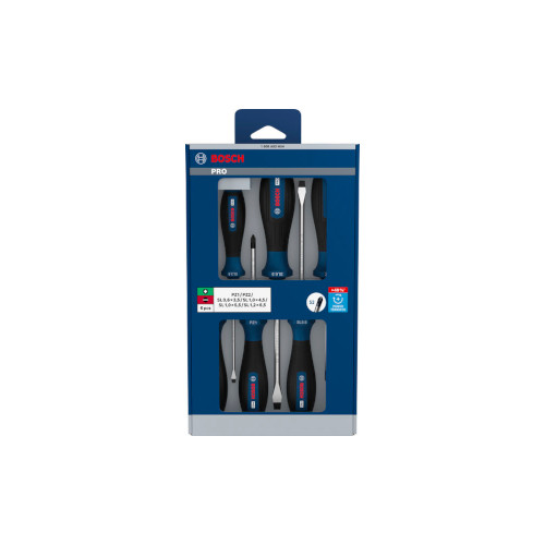 Bosch PRO skruvmejselsats PZ/SL i 6 delar