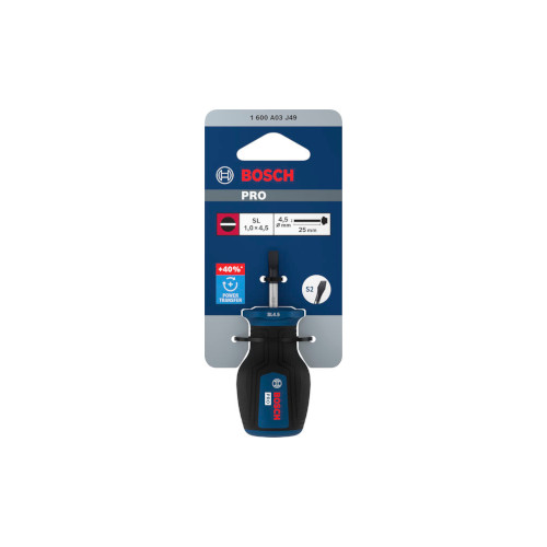 Bosch PRO kort skruvmejsel SL 1,0 x 4,5 x 25 mm