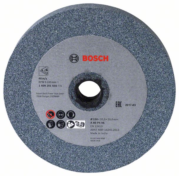 Bosch PRO Metal-sliphjul, 150 x 20 x 20 mm, G60
