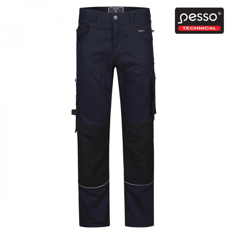 Arbetsbyxor Pesso Stretch 215, marinblå