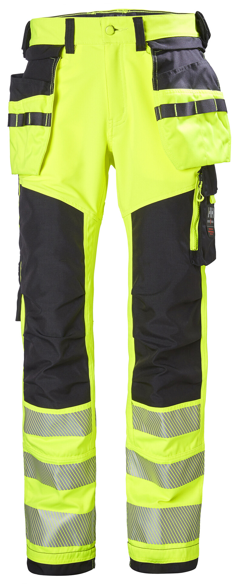 Hantverksbyxor Helly Hansen ICU, HIVIS klass 2, gul/mörkgrå