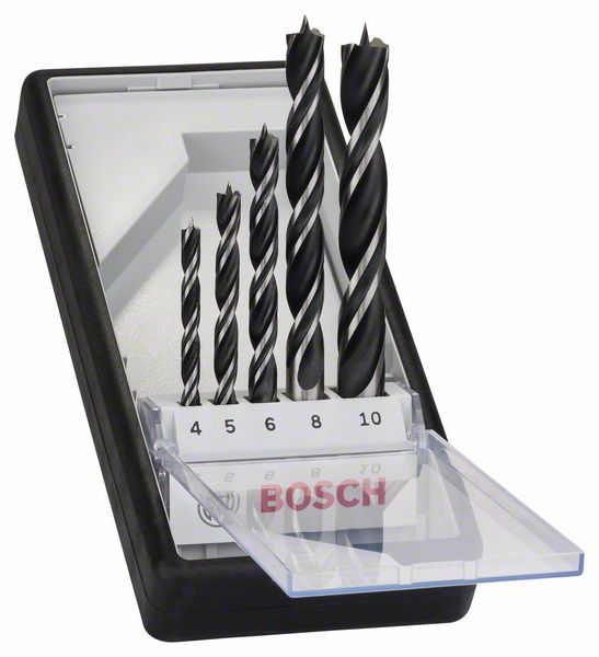Bosch PRO Wood-träspiralborrsats, 5 delar