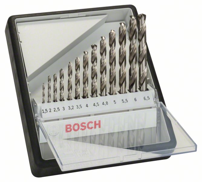 Bosch PRO Metal HSS-G-spiralborrsats, 13 delar