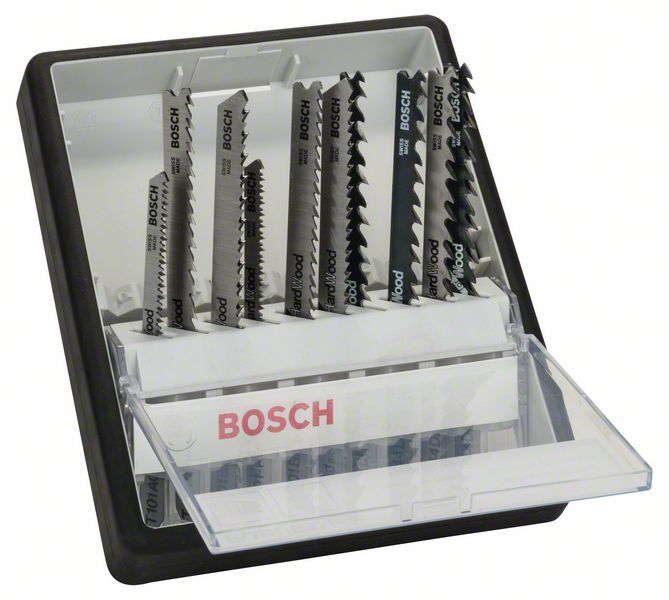 Sticksågbladssats Bosch för trä Robust Line, 10 st