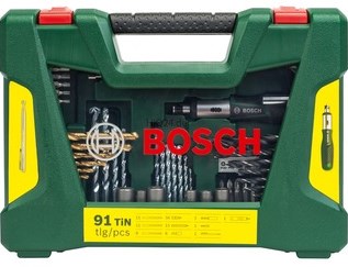 Tillbehörssats Bosch V-Line, 91 delar
