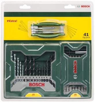 Sats Bosch sats sex HEX, 15 delar, 25 delar