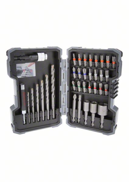 Betongborrsats Bosch bits, 35 delar