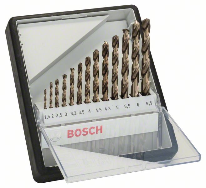 Bosch PRO Stainless Steel HSS-Co-spiralborrsats, 13 delar