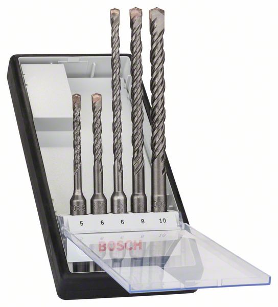Bosch Robust Line SDS plus-5 hammarborrsats, 5 delar, 5–10 mm