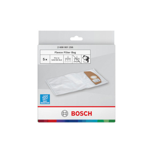 Dammpåsar i fleece Bosch GAS 18V-6LS, 5 st