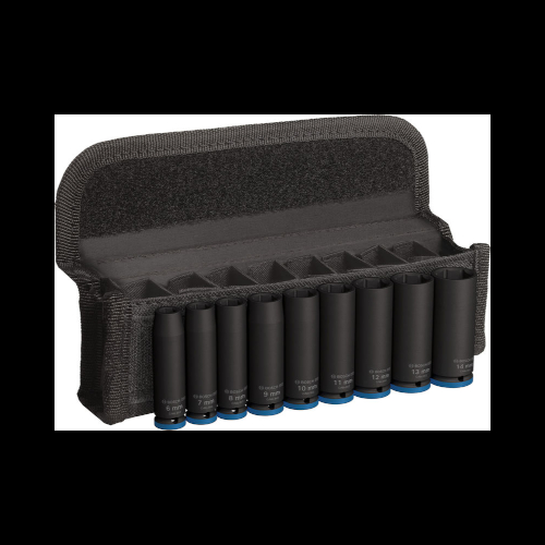 Bosch PRO Impact Socket Set, 1/4", djup, 9 st