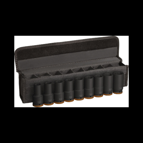 Bosch PRO Impact Socket Set, 3/4", djup, 9 st