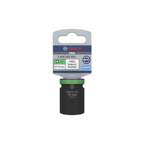 Bosch PRO Impact Socket, 1/2", 19 mm, standard