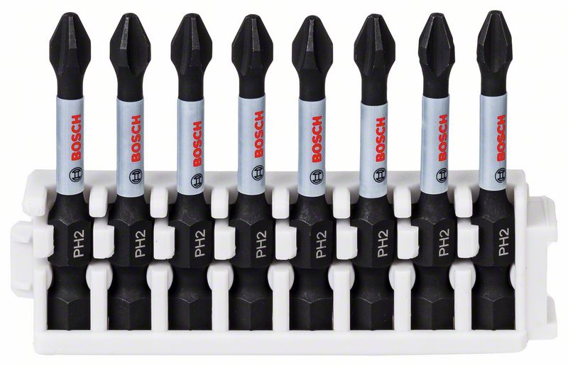 Bosch PRO Phillips impact-bits, PH2, 55 mm, 8 delar