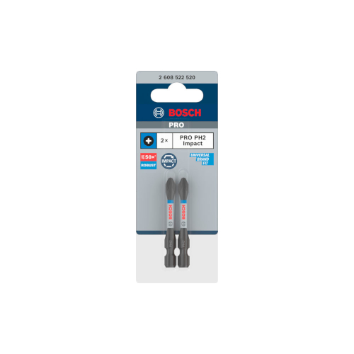 Bosch PRO Phillips impact-bits, PH2, 55 mm, 2 st