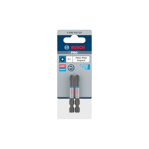 Bosch PRO Phillips impact-bits, PH3, 55 mm, 2 st
