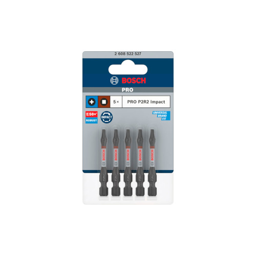 Bosch PRO P2R2 Impact-bits, 55 mm, 5 delar