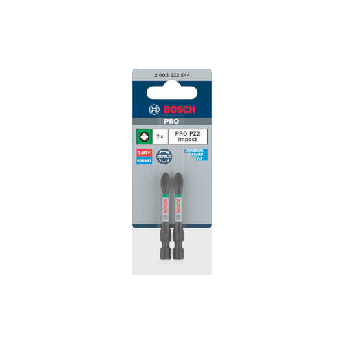 Bosch PRO Pozidriv impact-bits, PZ2, 55 mm, 2 st