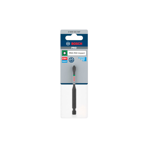 Bosch PRO Pozidriv impact-bits, PZ2, 90 mm