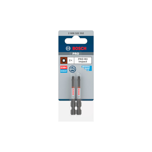 Bosch PRO Robertson Impact-bits, R3, 55 mm, 2 delar