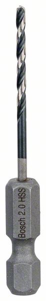 Metallborr Bosch Metallipuuri ø2 mm 60 mm, 1/4", 1 st