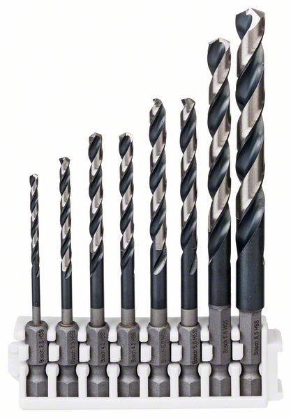 Bosch Impact Control HSS borrpaket, 8 delar, 2,5–8,5 mm