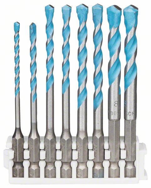 Universalborrsats Bosch HEX-9 3/4/5/5/6/6/8/8 mm