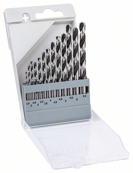 Bosch HSS spiralborrsats PointTeQ, 13 st., 1,5–6,5 mm
