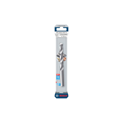Bosch PRO Metal HSS-G spiralborr, 9.5x81x125 mm
