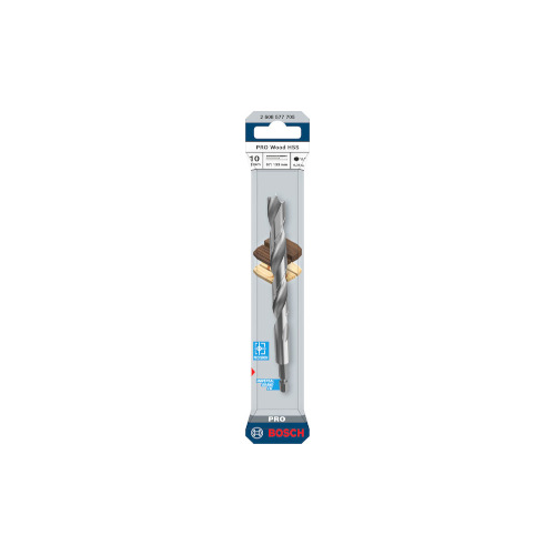 Bosch PRO Wood HSS-träspiralborrr, 10 x 87 x 133 mm
