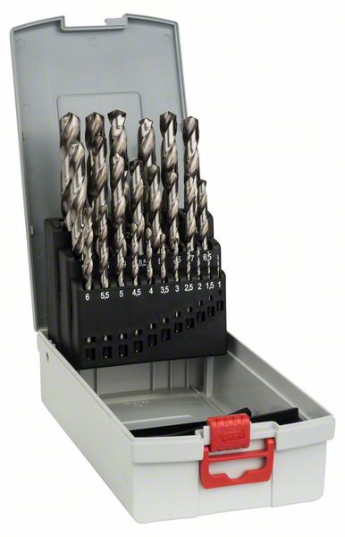 Bosch PRO Metal HSS-G-spiralborrsats, 25 delar