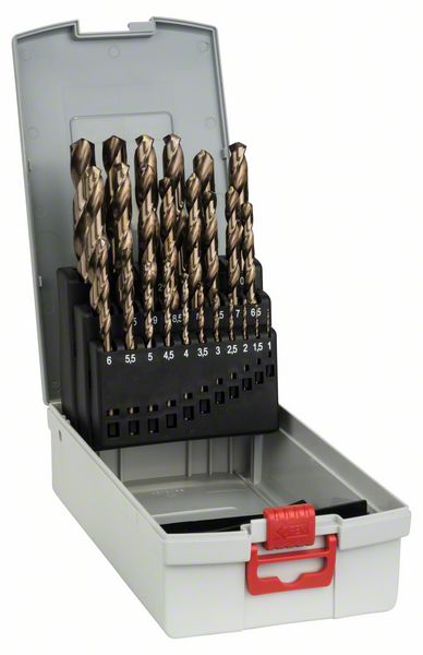 Bosch PRO Stainless Steel HSS-Co-spiralborrsats, 25 delar
