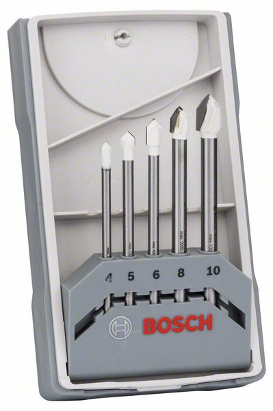 Bosch CYL-9 Ceramic kakelborrsats, 4; 5; 6; 8; 10 mm, 5 st